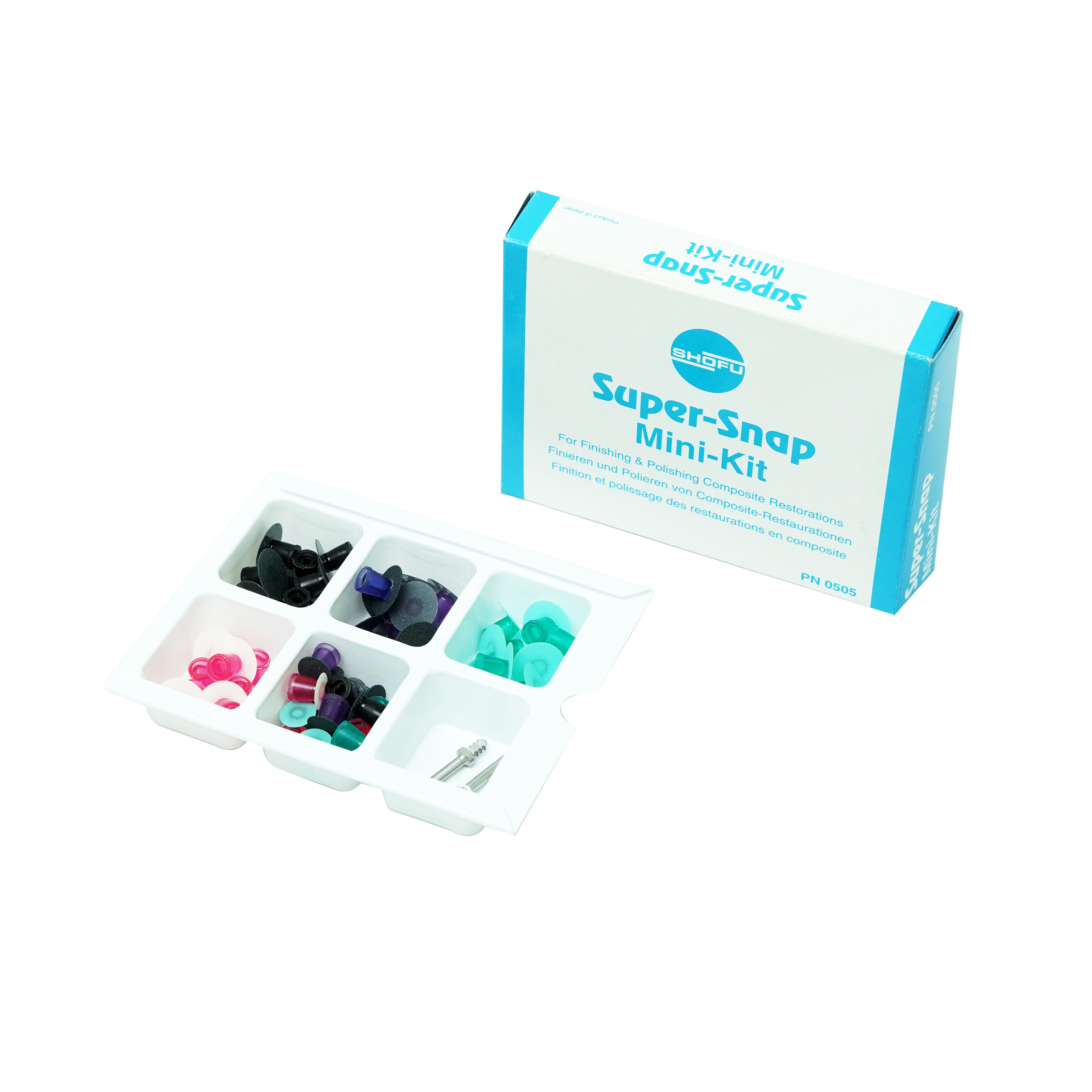 Shofu Super-Snap Mini Dental Finishing Polishing Super Snap Kit